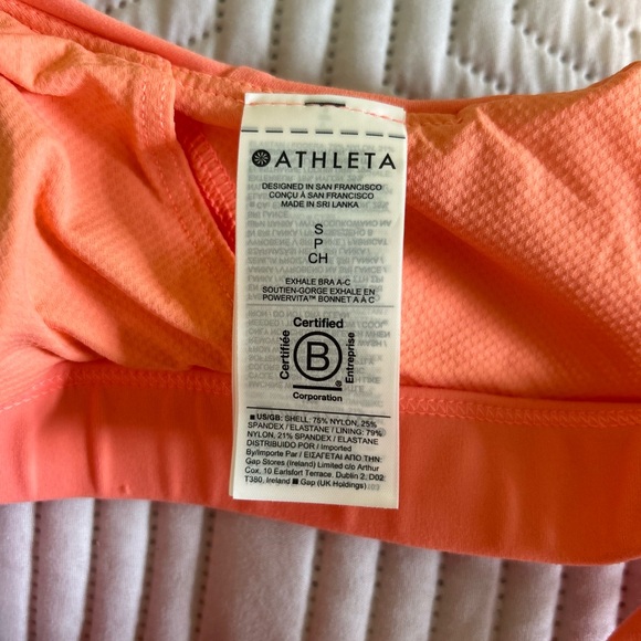NWT Athleta Exhale Bra A-C - Picture 4 of 7